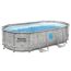 Frame-Pool-Set 'Steel Pro MAX™ Splashview™' 427 x 250 x 100 cm mit Filterpumpe