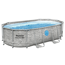 Frame-Pool-Set 'Steel Pro MAX™ Splashview™' 427 x 250 x 100 cm mit Filterpumpe