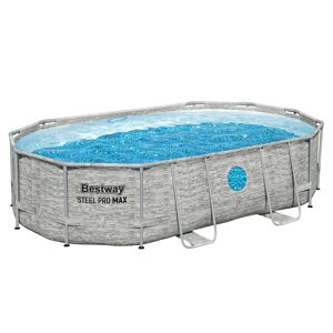Frame-Pool-Set 'Steel Pro MAX™ Splashview™' 488 x 305 x 107 cm mit Sandfilteranlage