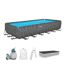 Bestway Pool-Set mit Filterpumpe, Leiter und Abdeckplane
