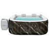 Quadratischer Whirlpool mit Pumpe