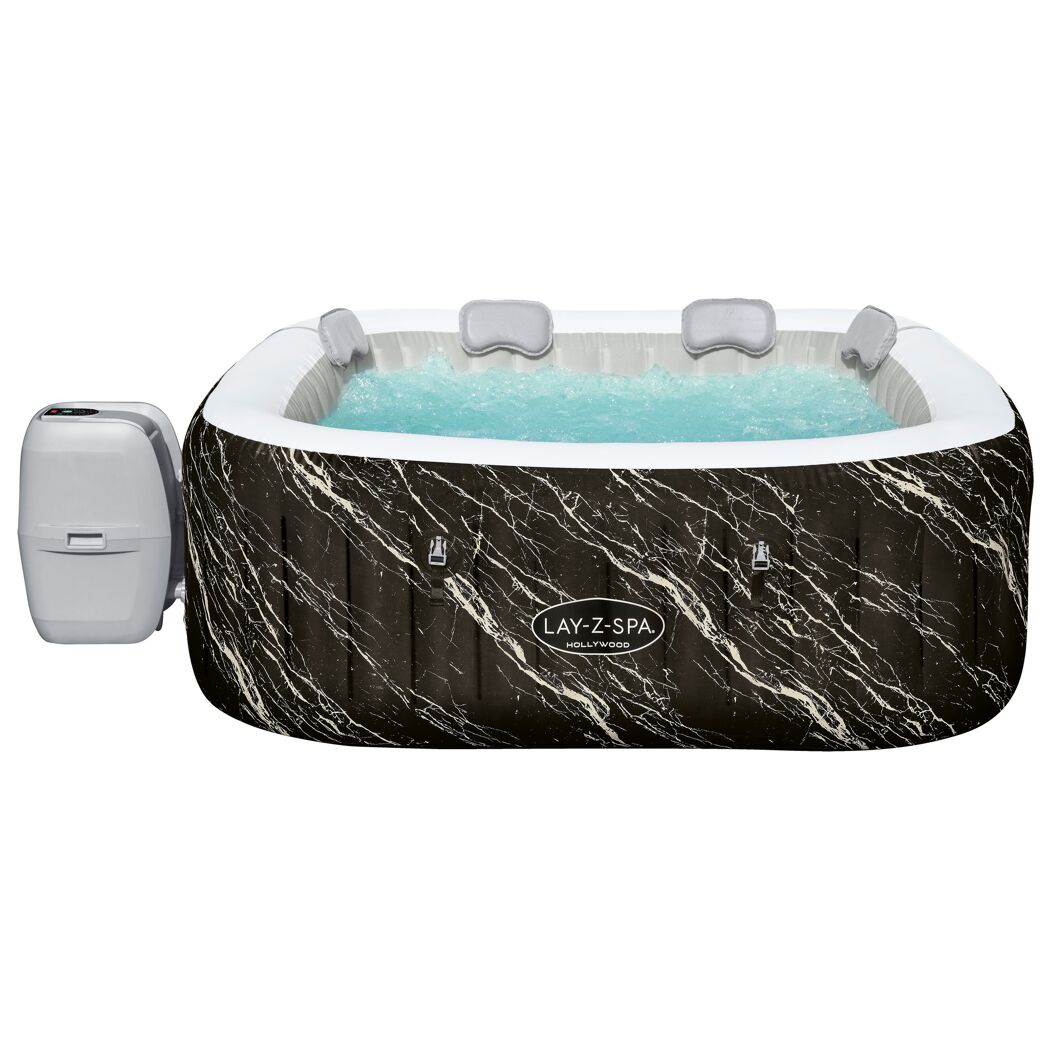 Quadratischer Whirlpool mit Pumpe