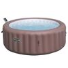 Runder Whirlpool mit Sprudelfunktion