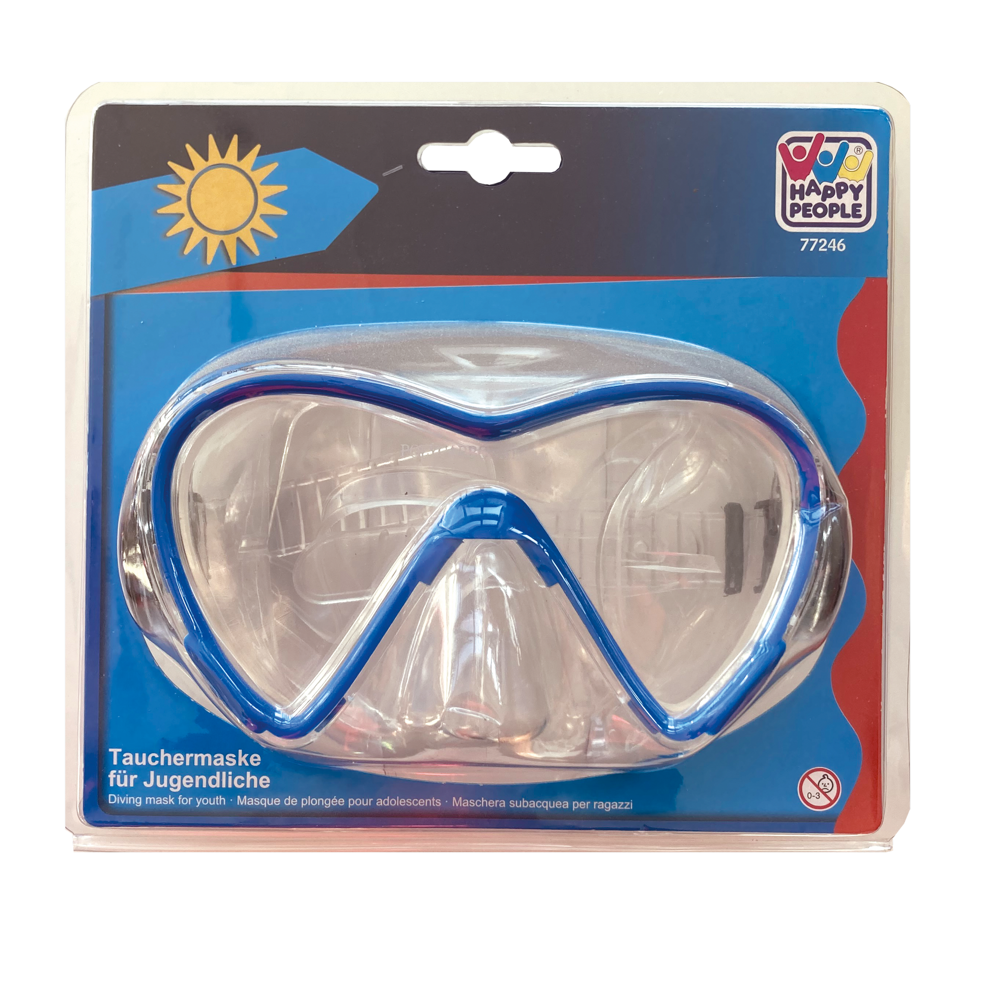 Tauchermaske für Jugendliche 7 x 17 x 20 cm