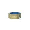 Achteckiger Holzpool mit Leiter