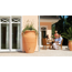 Regentonne 'Exclusive Line' terrakotta 250 l mit Hahn bepflanzbar