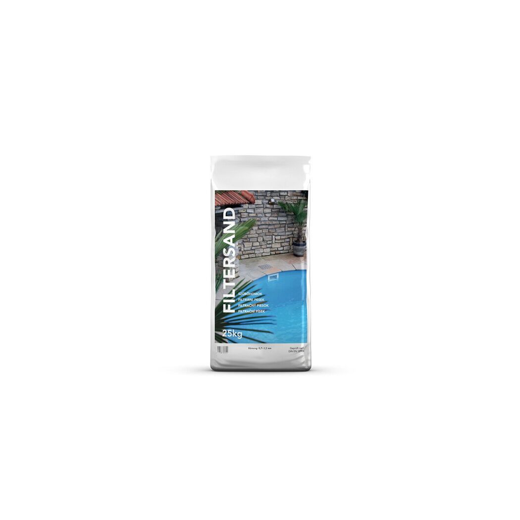 Filtersand Körnung 0,7 - 1,2 mm 25 kg, für Sandfilteranlagen
