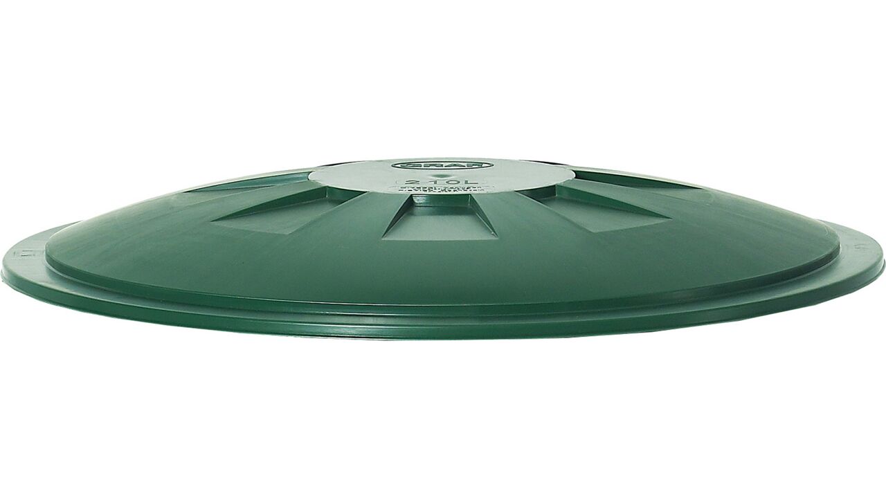 Deckel für Regentonne grün 210 l Ø 77 cm