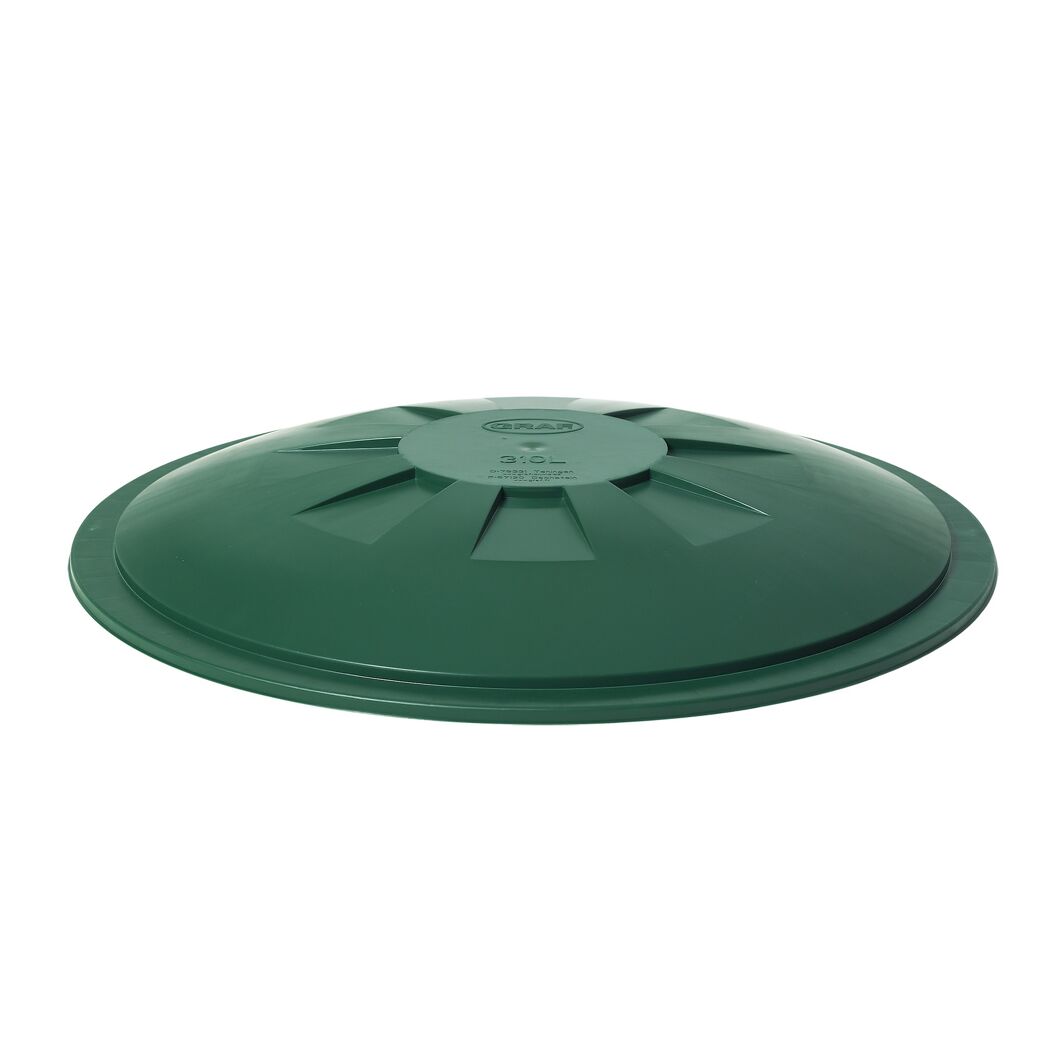 GARANTIA Deckel für Regentonne grün 310 l Ø 80 cm