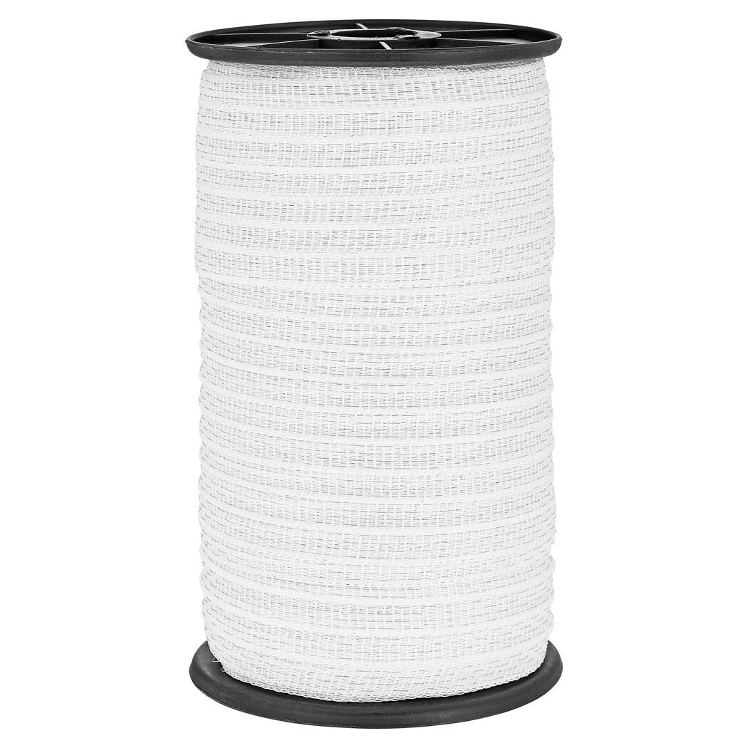 Rolle mit weißem Weidezaunband