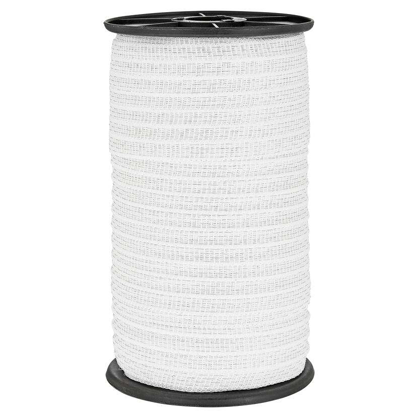 Rolle mit weißem Weidezaunband
