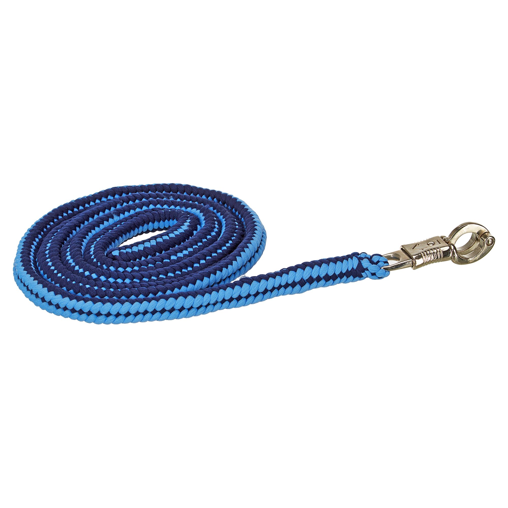 Blau-dunkelblauer geflochtener Führstrick