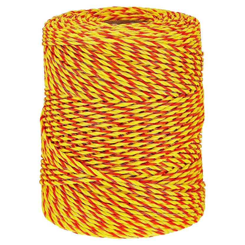 Rolle mit rot-gelber Litze