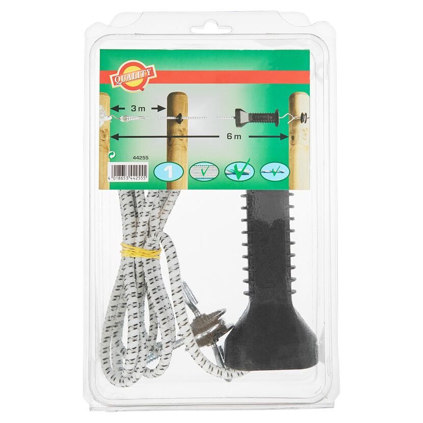 Torgriff-Set weiß, Elastikseil 3 - 6 m