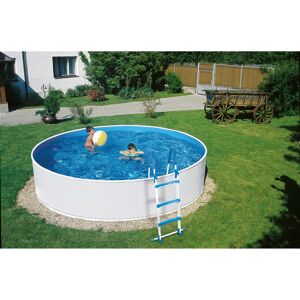 Aufstellpool 'Splash' weiß/blau rund Ø 350 x 90 cm