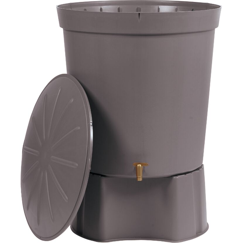 Regentonne 'Lanzarote' graphite grey 300 l
