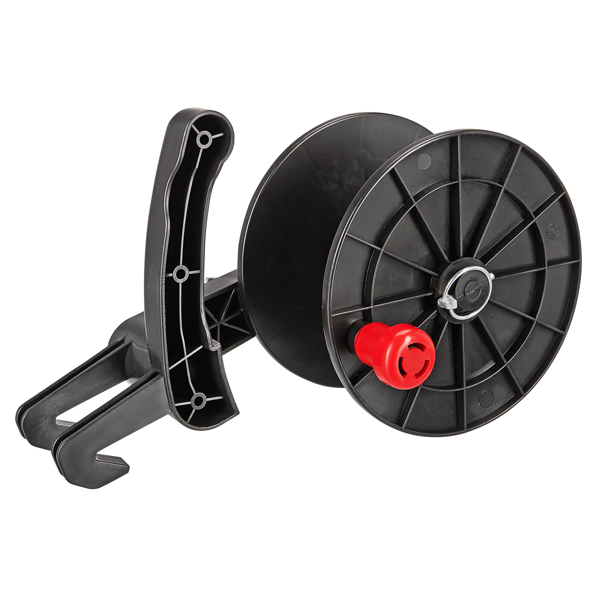 Schwarze Kabeltrommel Euro Haspel Eco