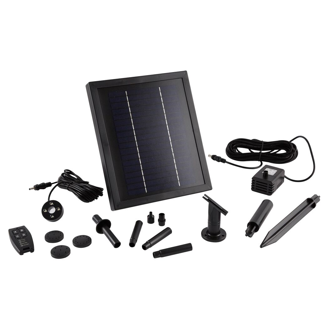 Solar Springbrunnenpumpe PondoSolar 250 Control mit Zubehör
