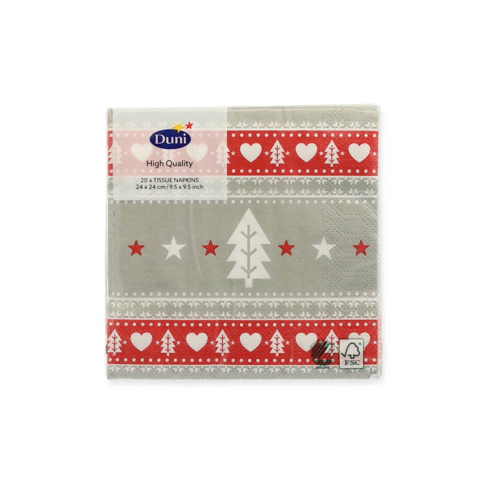 Duni Servietten mit Weihnachtsmotiv