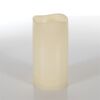 Cremefarbene LED-Kerze, 10 x 20 cm