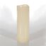 LED Kerze cremefarben