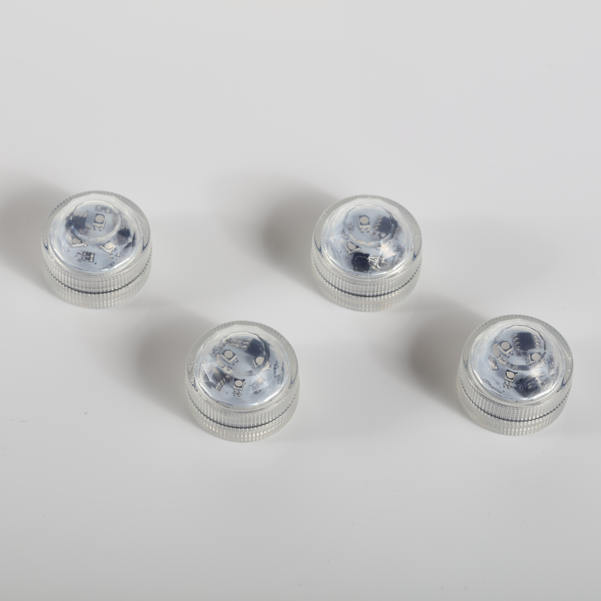 LED-Outdoor-Teelichter 'Espira' 3 x 3 x 2,5 cm 4 Stück + product picture