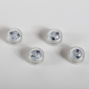 LED-Outdoor-Teelichter 'Espira' 3 x 3 x 2,5 cm 4 Stück