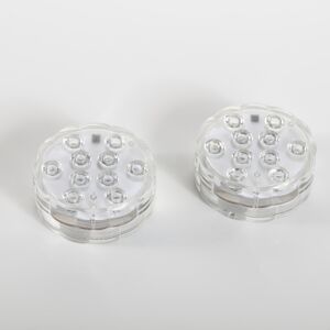 LED-Outdoor-Teelichter 'Espira' 7 x 7 x 3 cm 2 Stück