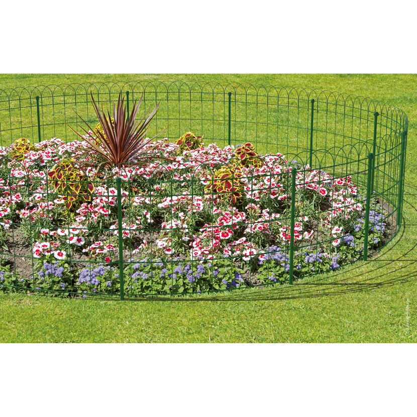 Ziergeflecht 'Rondo' grün Ø 2,4 mm 40 x 1000 cm