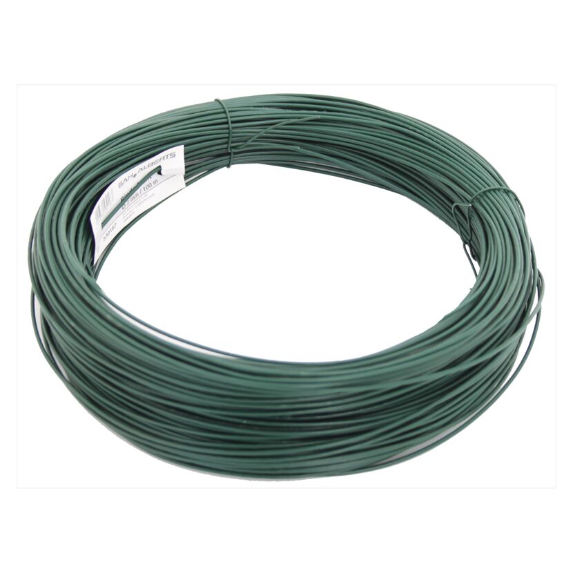 Grüner Bindedraht, 100 m, 2 mm Durchmesser