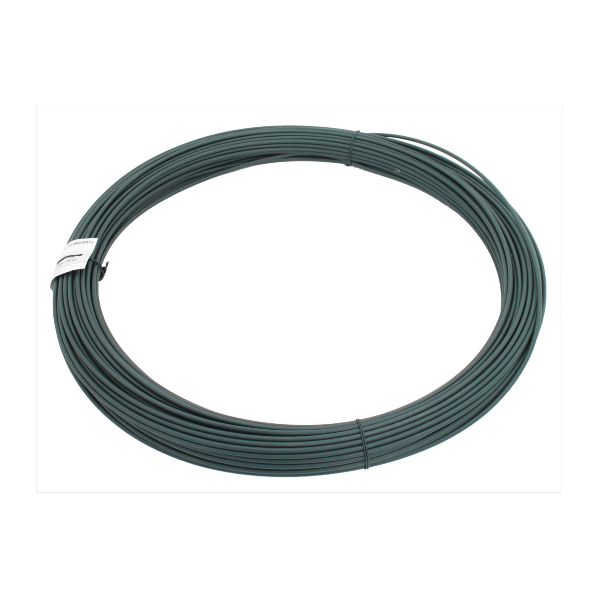 Grüner Spanndraht, 55 m lang, 3,8 mm Durchmesser