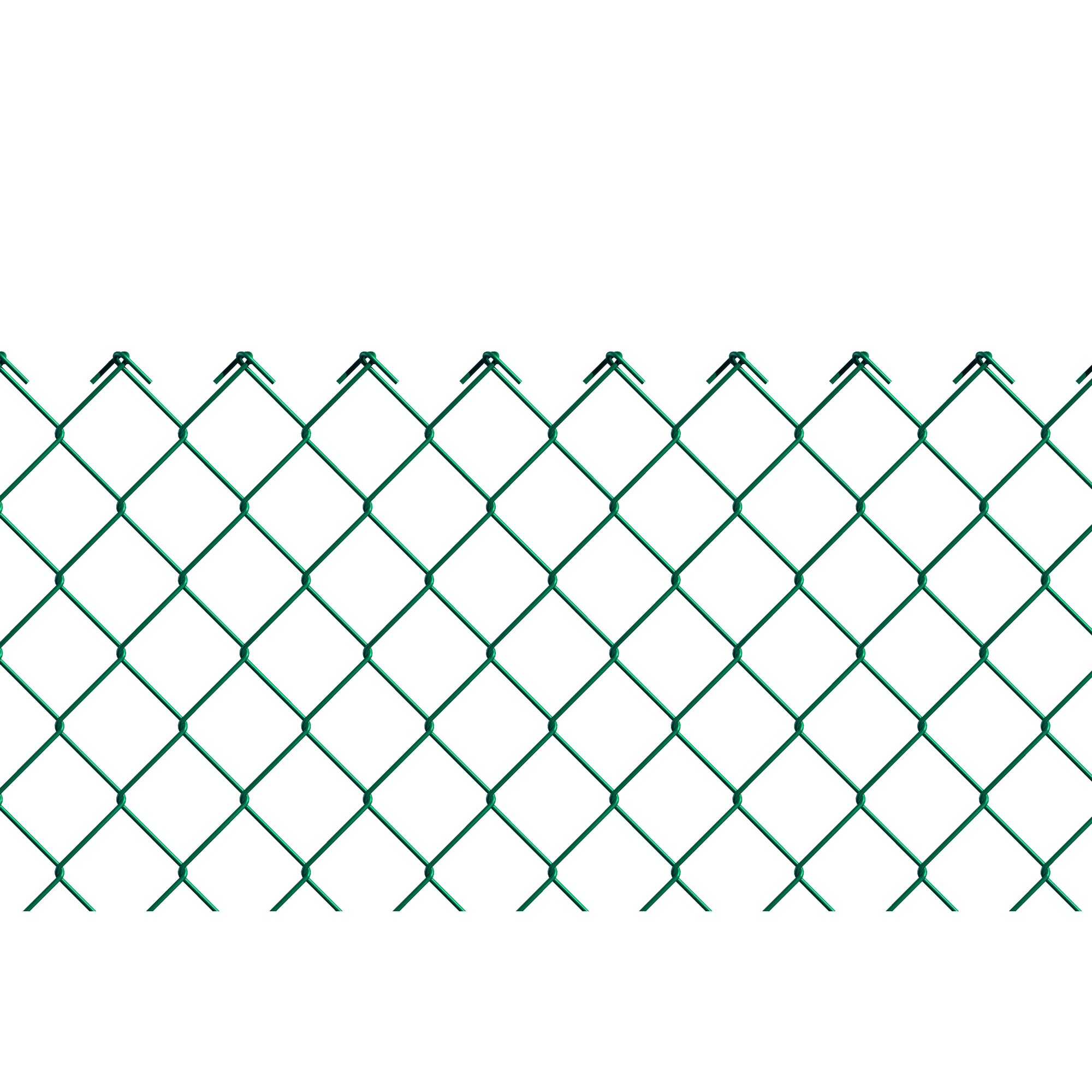 Grüner Maschendrahtzaun