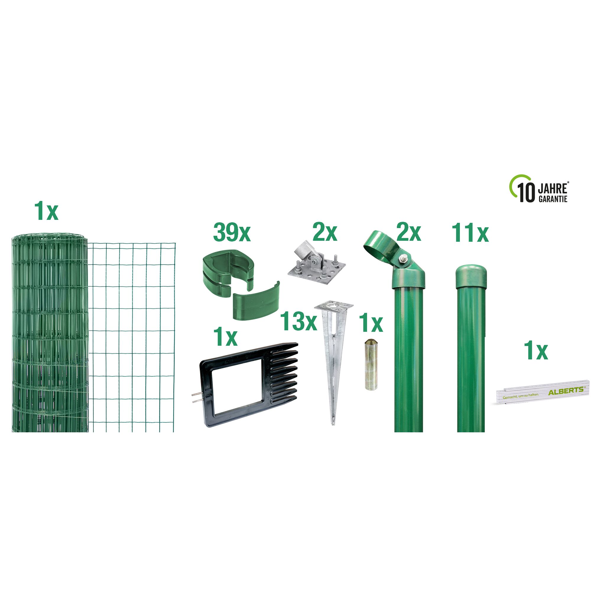 Gartenzaun-Set mit Zubehör