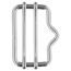 Metallfarbener Bandverbinder