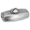 Ovaler Litzenverbinder aus verzinktem Metall