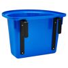 Transportkrippe Kunststoff 39 x 26 x 32,5 cm 12 l blau