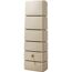 Beiger Wandtank Slim 330L mit Wasserhahn