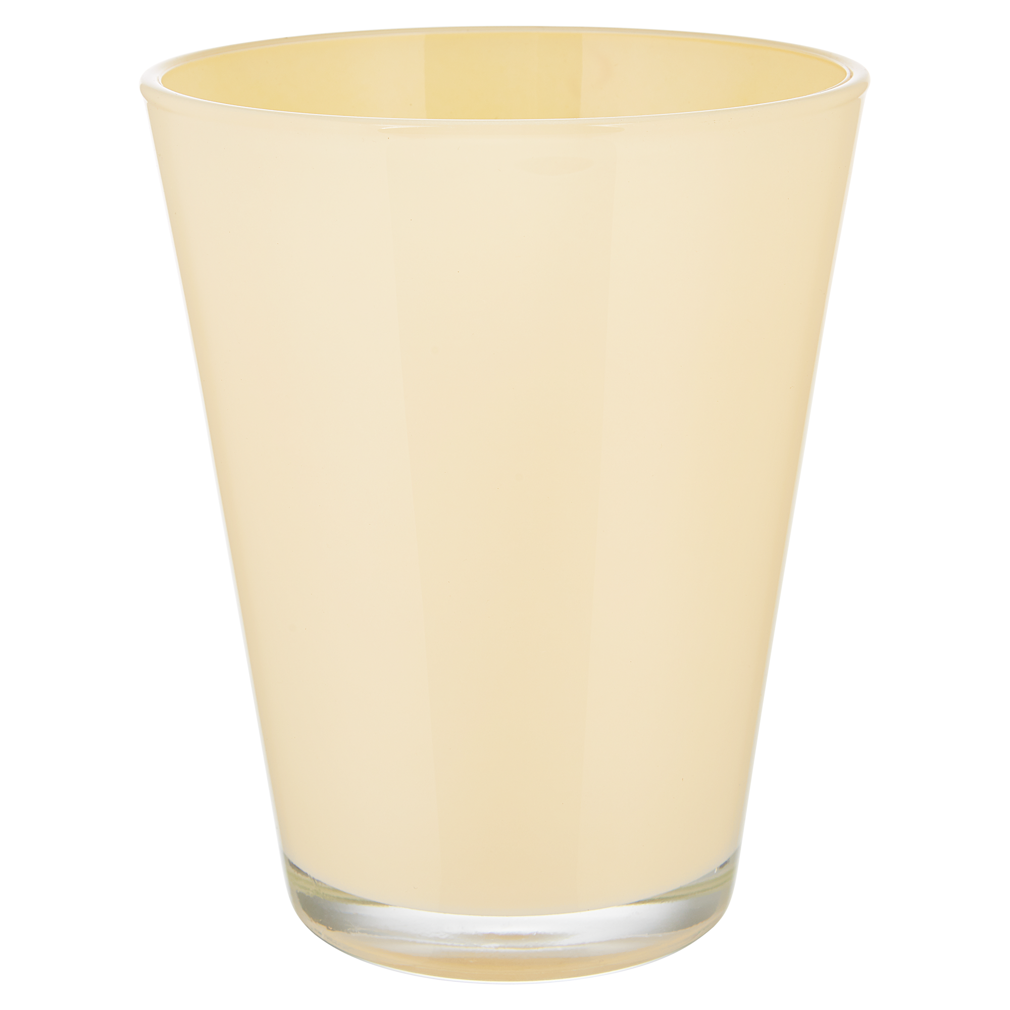 Übertopf „Nelli“ Glas Ø 14 cm cremeweiß