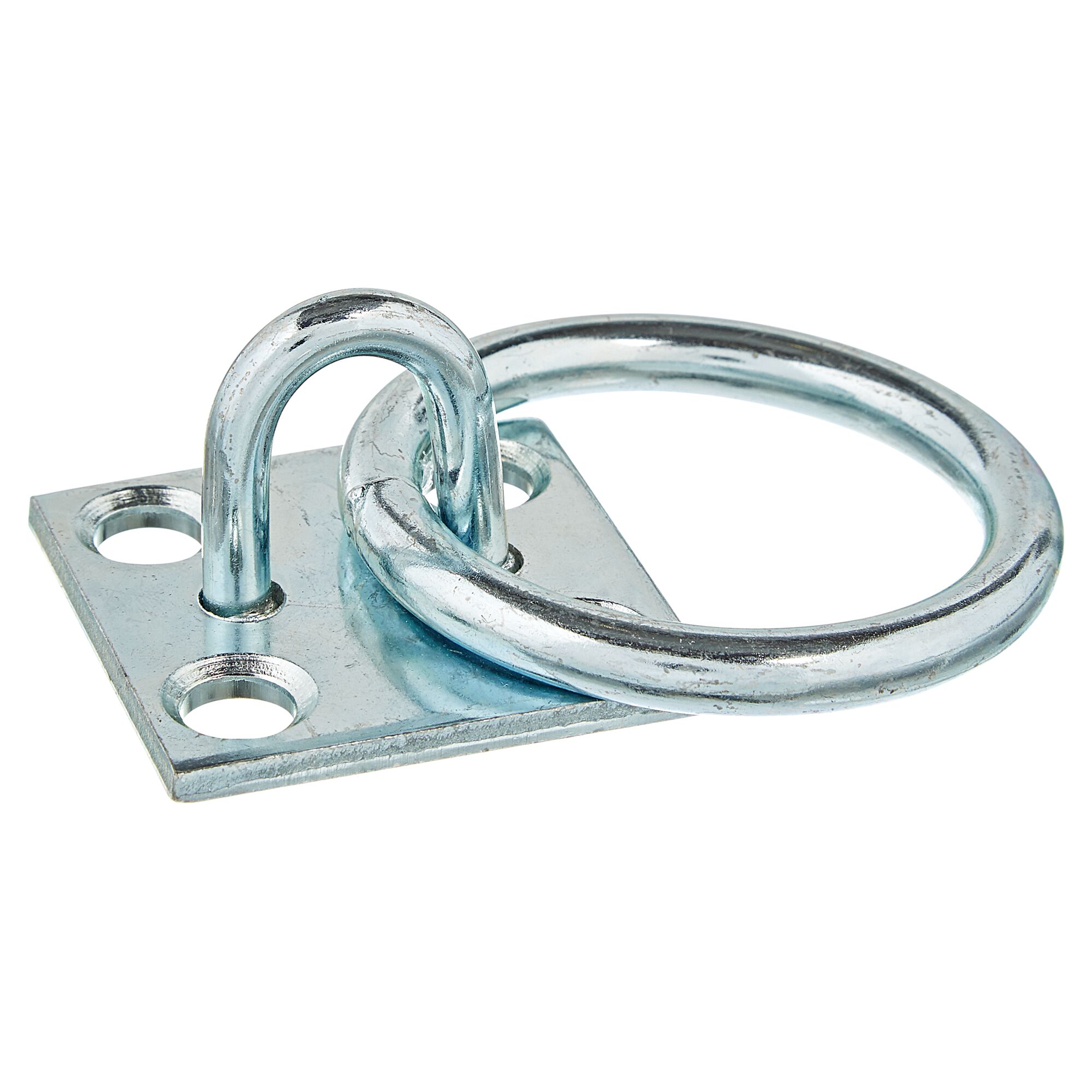 Verzinkter Anbindering auf einer rechteckigen Platte.