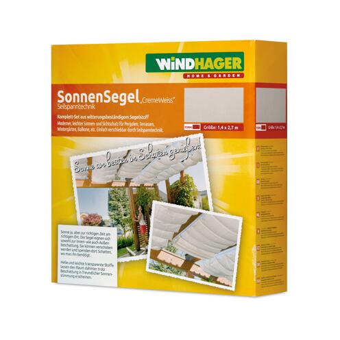 Sonnensegel Komplettset cremewei 270 x 140 cm toom Baumarkt Sonnensegel Komplettset cremewei 270 x 140 cm toom Baumarkt