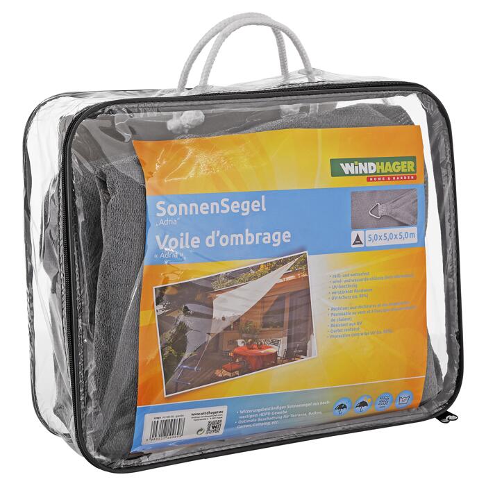 Windhager Sonnensegel Adria Dreieck 500 x 500 x 500 cm Windhager Sonnensegel Adria Dreieck 500 x 500 x 500 cm