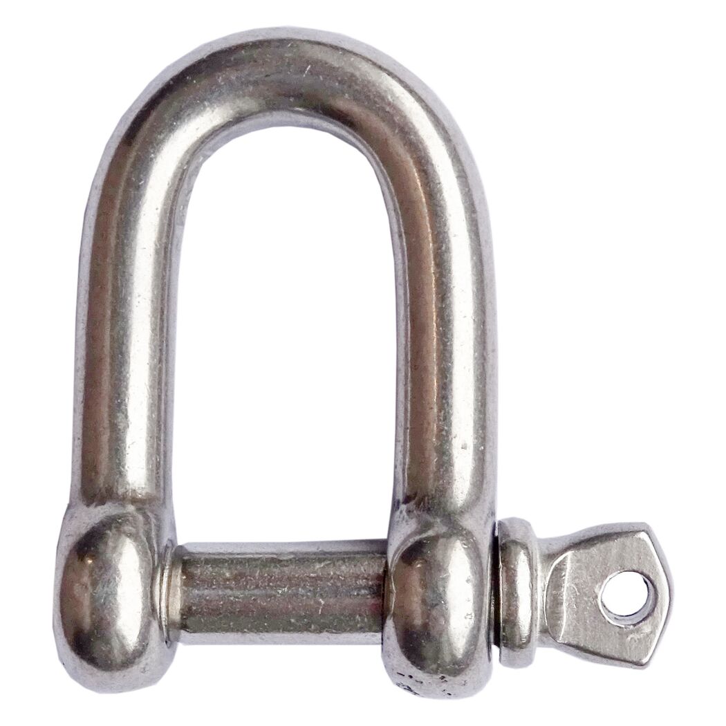 Metallener D-Schäkel
