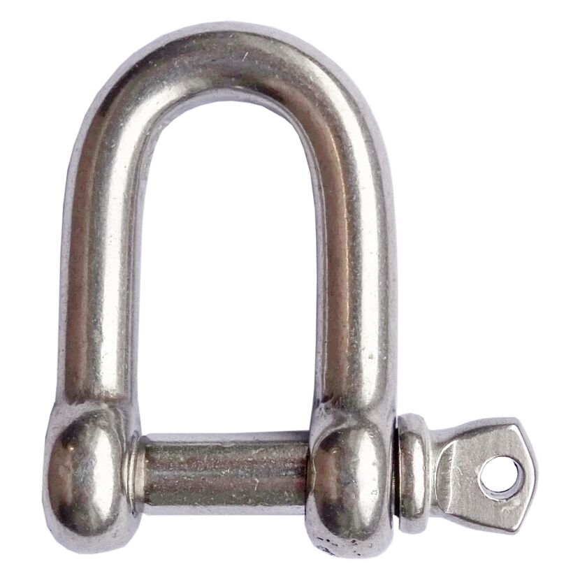 Metallener D-Schäkel