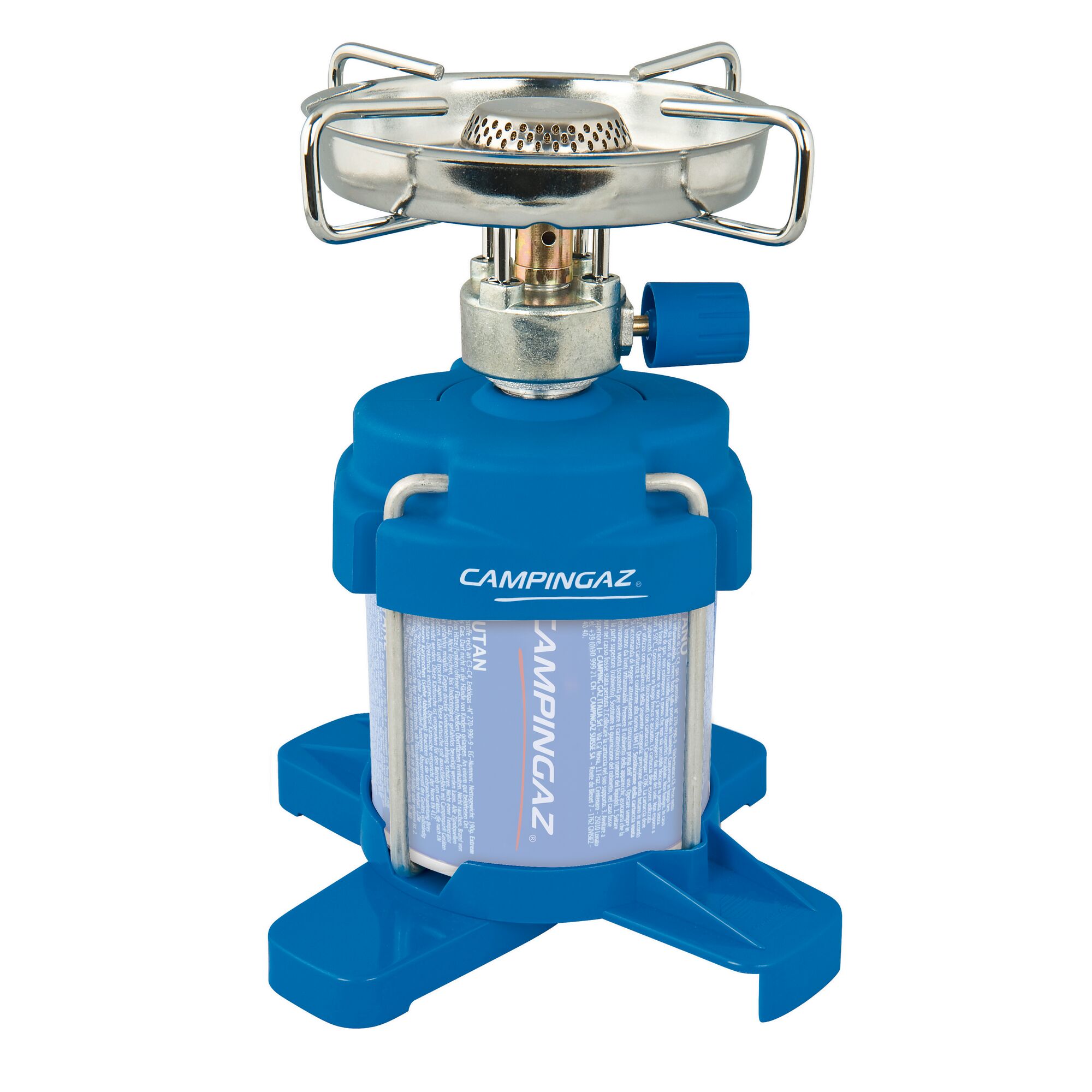Blauer Campingkocher von Campingaz