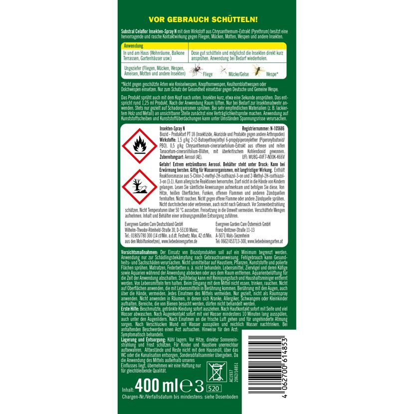 Substral Celaflor Insekten-Spray N 400ml