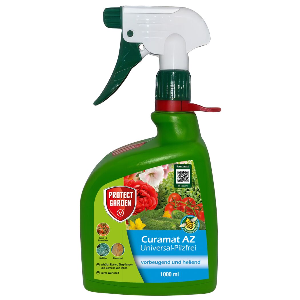 Grüne Sprühflasche Curamat AZ Universal-Pilzfrei