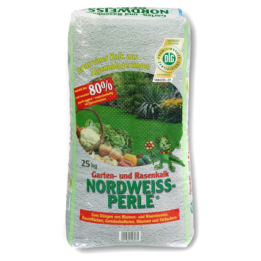 25 kg Nordweiss Garten- und Rasenkalk