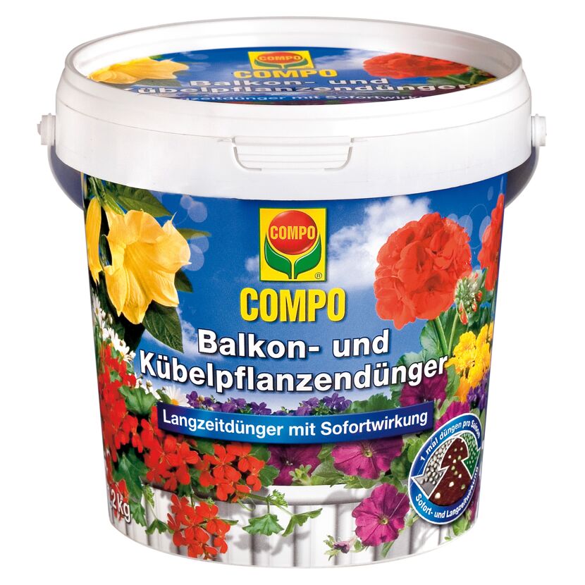COMPO Balkon- und Kübelpflanzendünger 2 kg