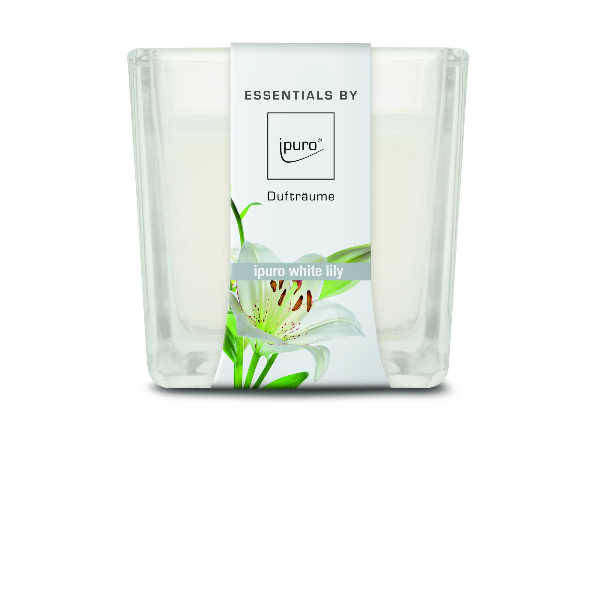 Duftkerze 'Essentials white lily' 170 g + product picture