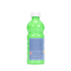 Grüne Temperafarbe in einer Plastikflasche.